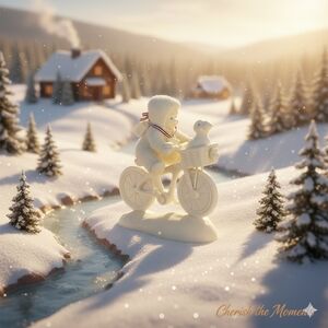 ​🚲 Snowbabies "My First Wheels" Bicycle Figurine - A Charming Collectible! 🦢